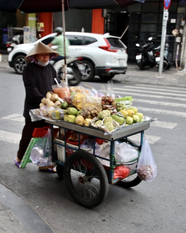 Auf den Straßen in HCMC