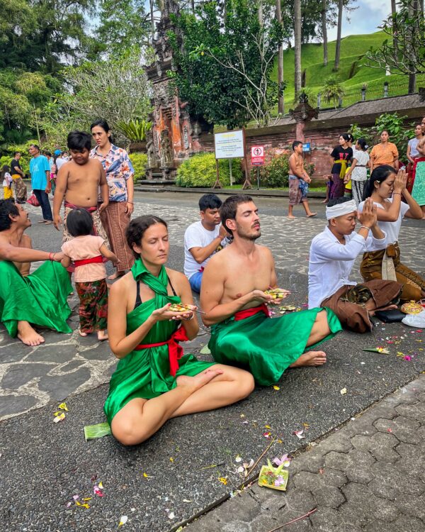 Zeremonie im Pura Tirta Empul