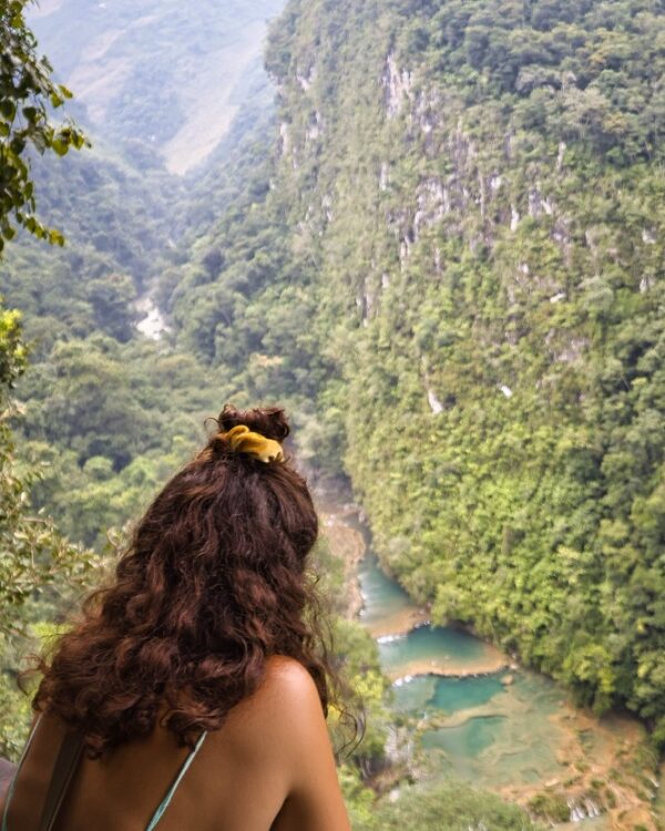 Semuc Champey von oben