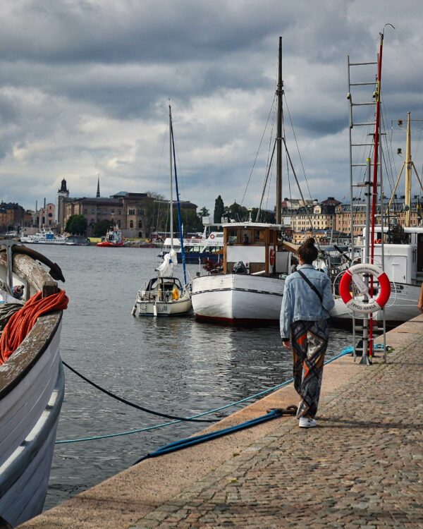 Auf diesem Bild zu sehen ist der Hafen Södermalms im Rahmen eines Stockholm Kurztrip.