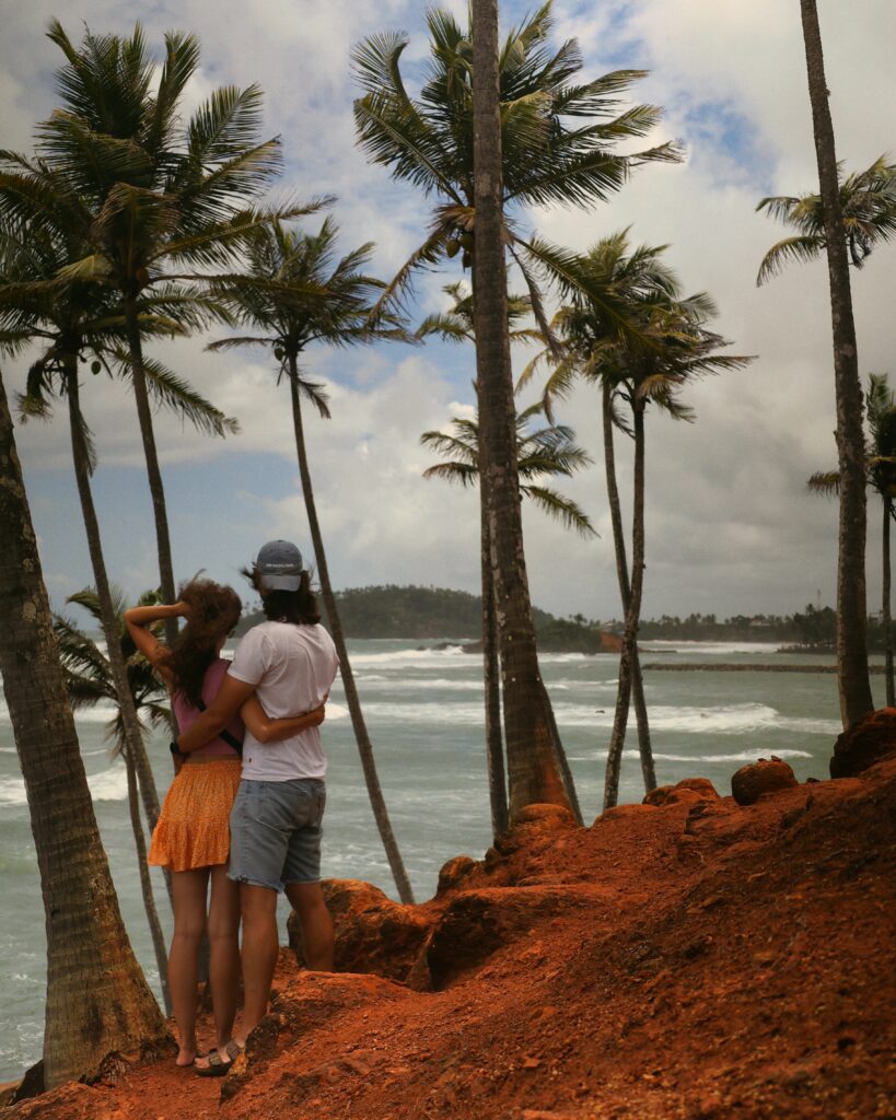 Auf diesem Bild sieht man den Coconut Tree Hill in Mirissa Sri Lanka im Rahmen der Sri Lanka Rundreise