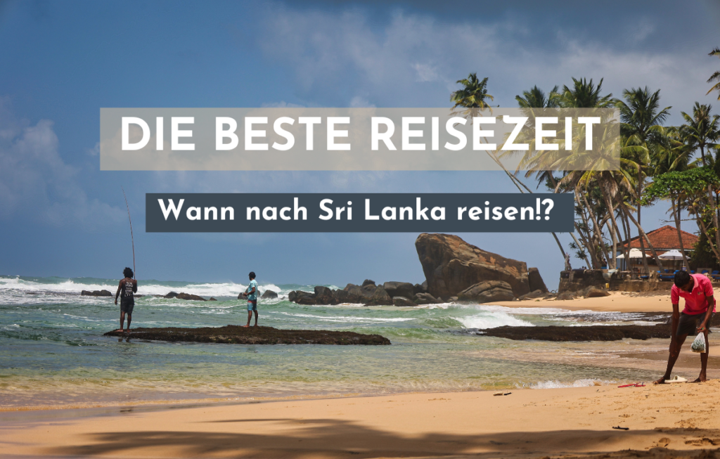 Auf diesem Bild sieht man einen Strand in Unawatuna Sri Lanka im Rahmen der Sri Lanka Rundreise