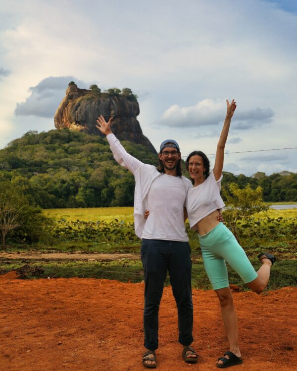 Auf diesem Bild sieht man den Lion Rock in Sigiriya Sri Lanka im Rahmen der Sri Lanka Rundreise