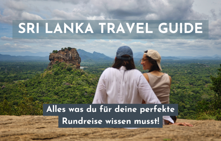 Zu sehen ist der Lion Rock Sri Lanka vom Pidurangala aus im Rahmen der Sri Lanka Rundreise