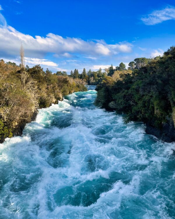 Neuseeland im Winter mit Camper I Huka Falls