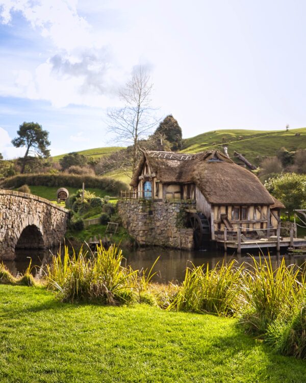 Neuseeland im Winter mit Camper I Hobbiton Movie Set